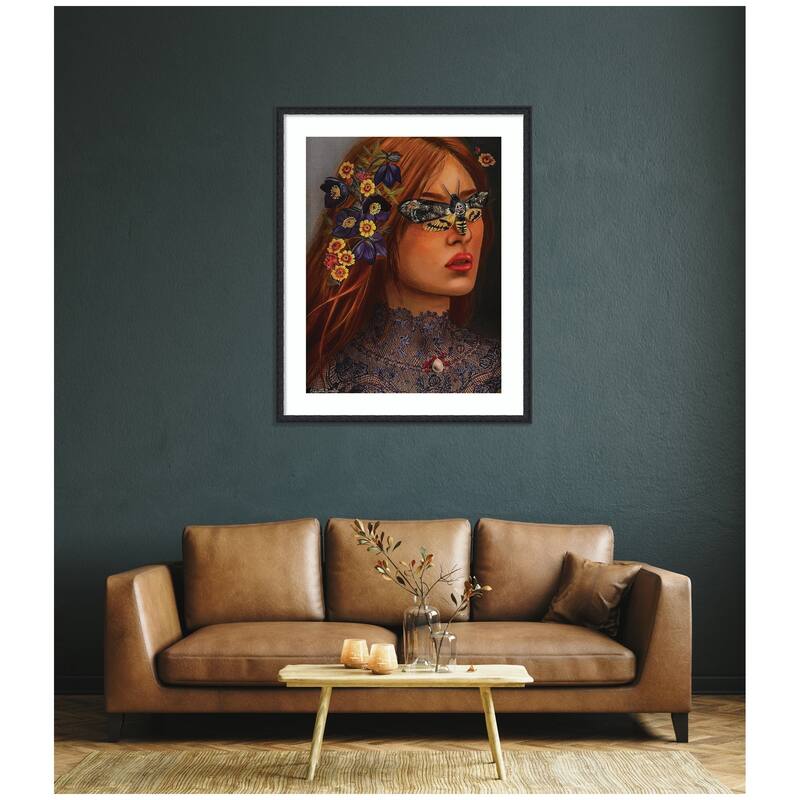 Kate and Laurel Autumn by Charlotte Brindley Framed Wall Art Print