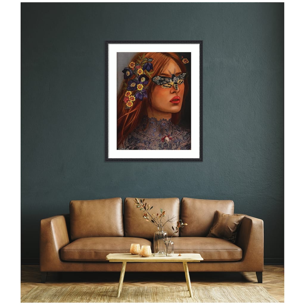 Kate and Laurel Autumn by Charlotte Brindley Framed Wall Art Print