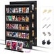 preview thumbnail 2 of 19, Card Display Case, Graded Sports Card Display for Basketball Football Hockey Trading Cards with UV Protection Vertical Display Frame 2-Pack