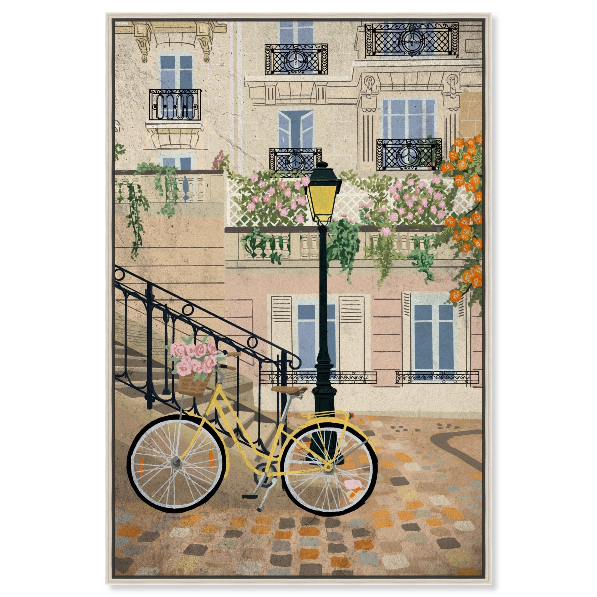 Going for a Walk Canvas Fashion Art Prints by Art Remedy