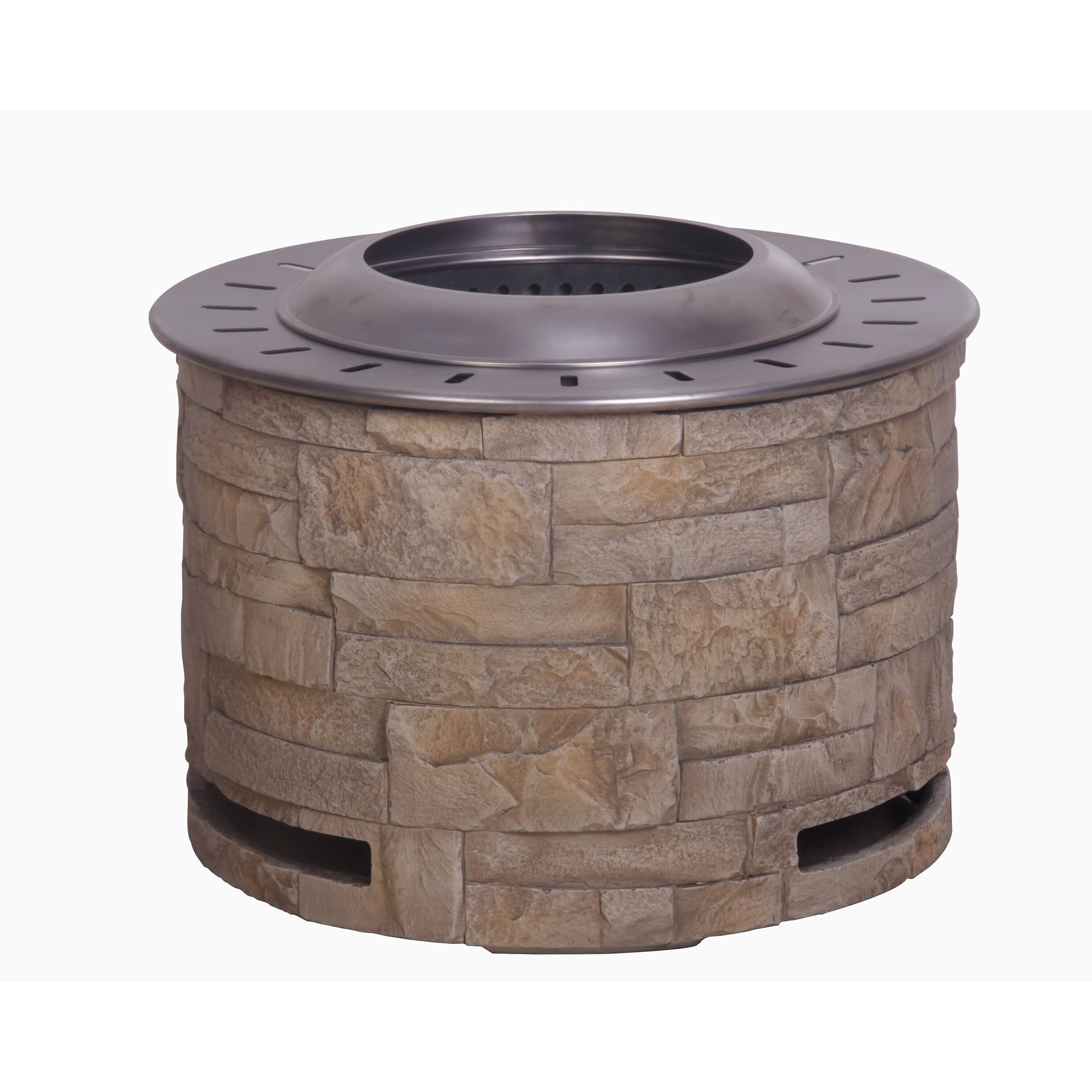 Stackstone Look Smokeless Firepit With Wood Pellet/Twig/Wood As The ...