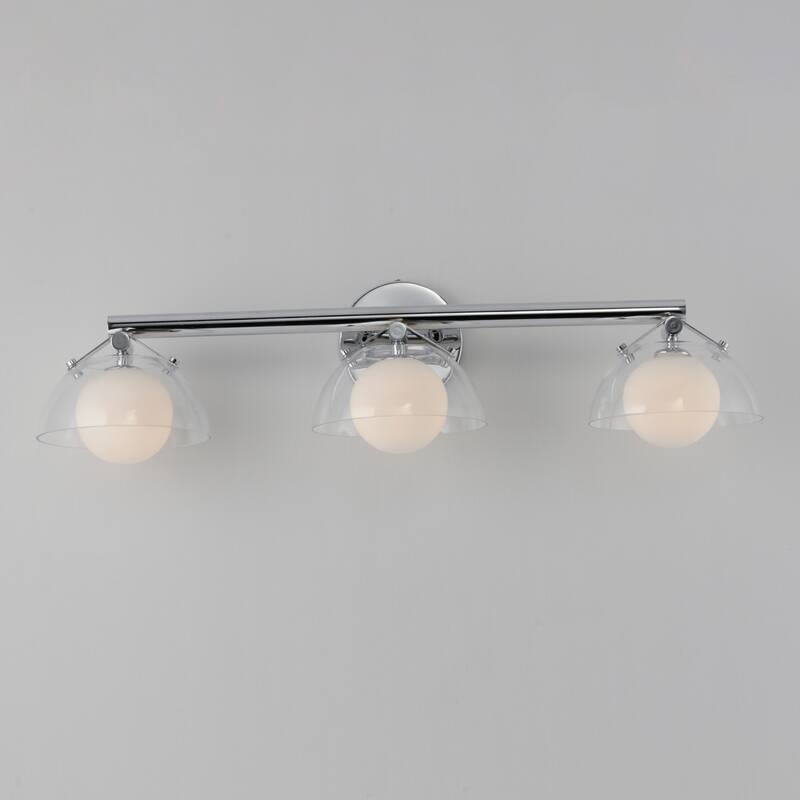 Studio M SM31003CL Domain 3 Light 29" Wide LED Vanity Light with Glass