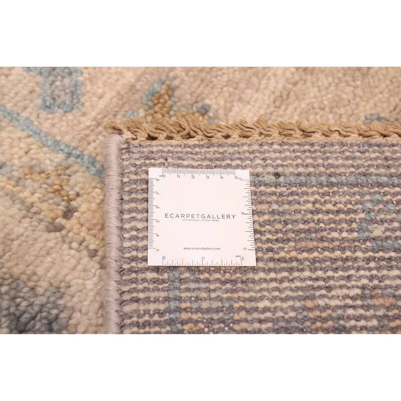 ECARPETGALLERY Hand-knotted Jules Serapi Taupe Wool Rug - 7'10 x 9'10