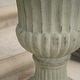preview thumbnail 4 of 4, Antique Green Italian 26-inch Urn Planter by Christopher Knight Home