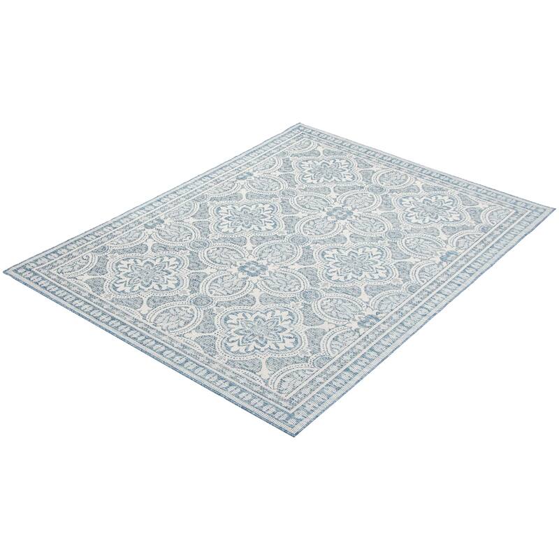 ECARPETGALLERY Veranda Traditional Indoor/ Outdoor Rug
