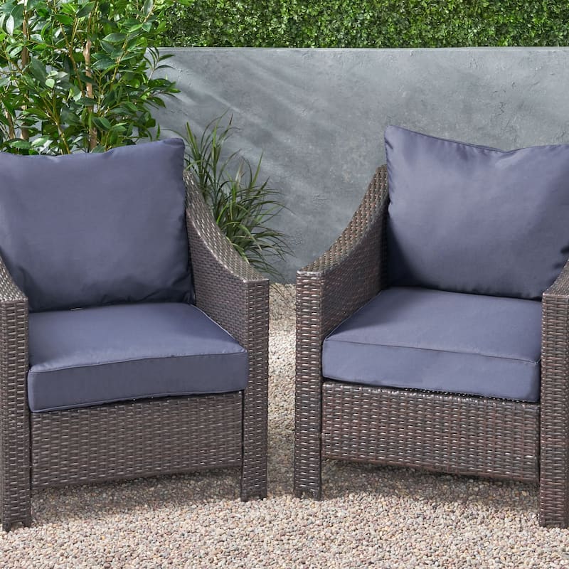 Bernadette Club Chair Cushions (Set of 2) by Christopher Knight Home