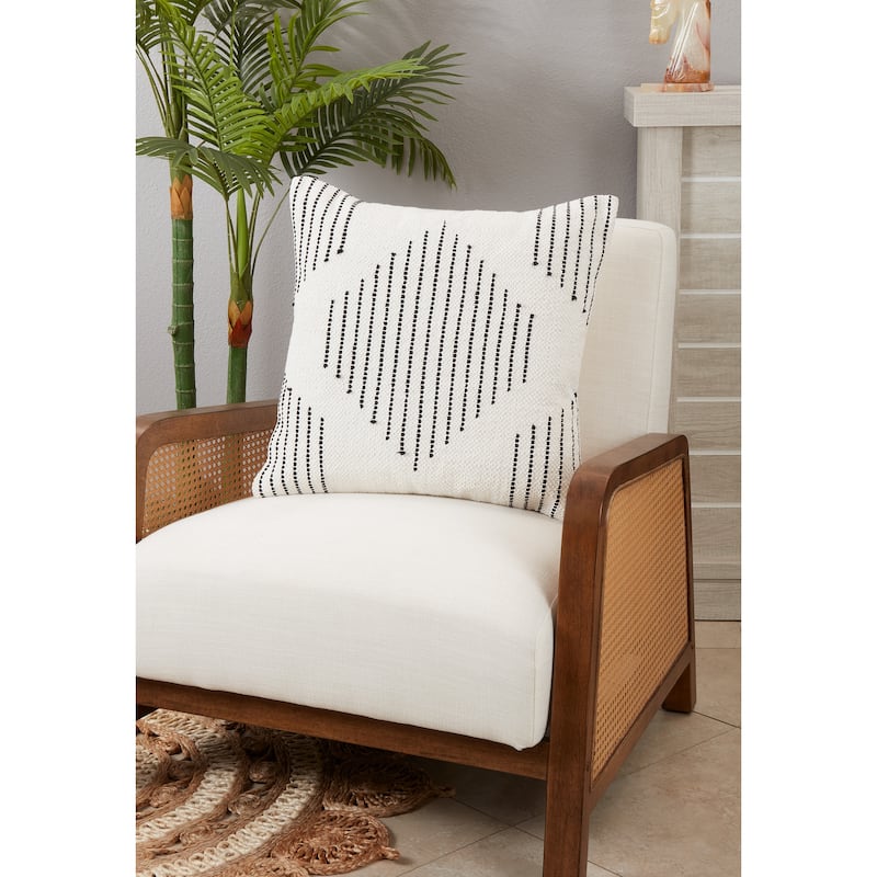 Diamond Dream Woven Throw Pillow