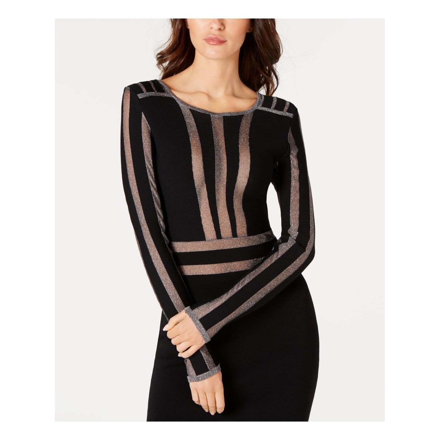 guess jewel printed belted dress