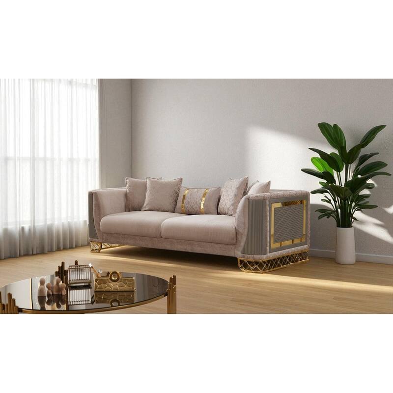 Aldoria 3 Pieces Living Room Sets 1 Sofa 1 Loveseat 1 Chair