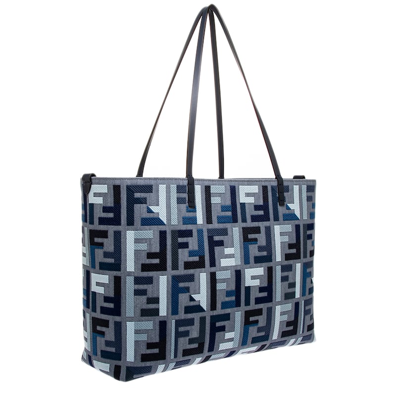 Fendi Large Roll Shopper with FF Embroidery