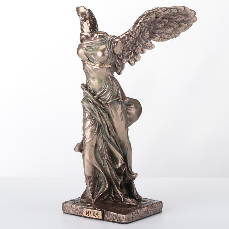 5.51 inches Height Cold Cast Bronze Winged Nike of Samothrace Bronze Finish Figurine