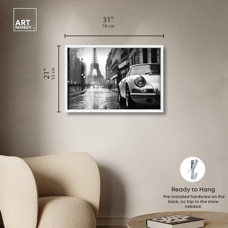 Rainy Day Paris Shadowbox by Art Remedy