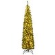 preview thumbnail 22 of 43, Green PVC Metal Slim Pencil Christmas Tree with LED Lights
