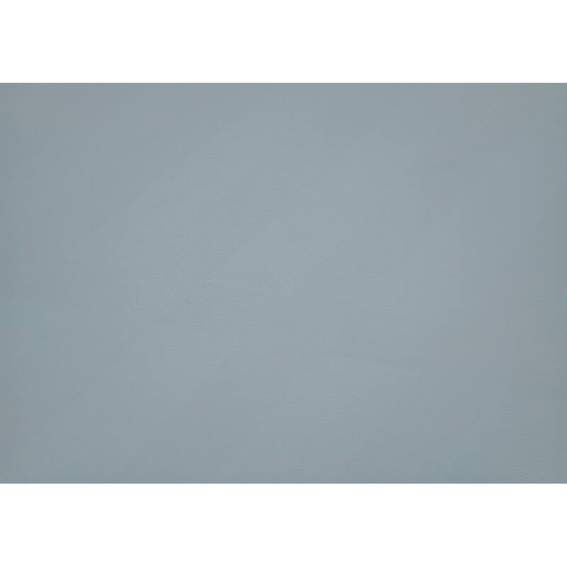Silver Color Leather Upholstered Reclining Chair
