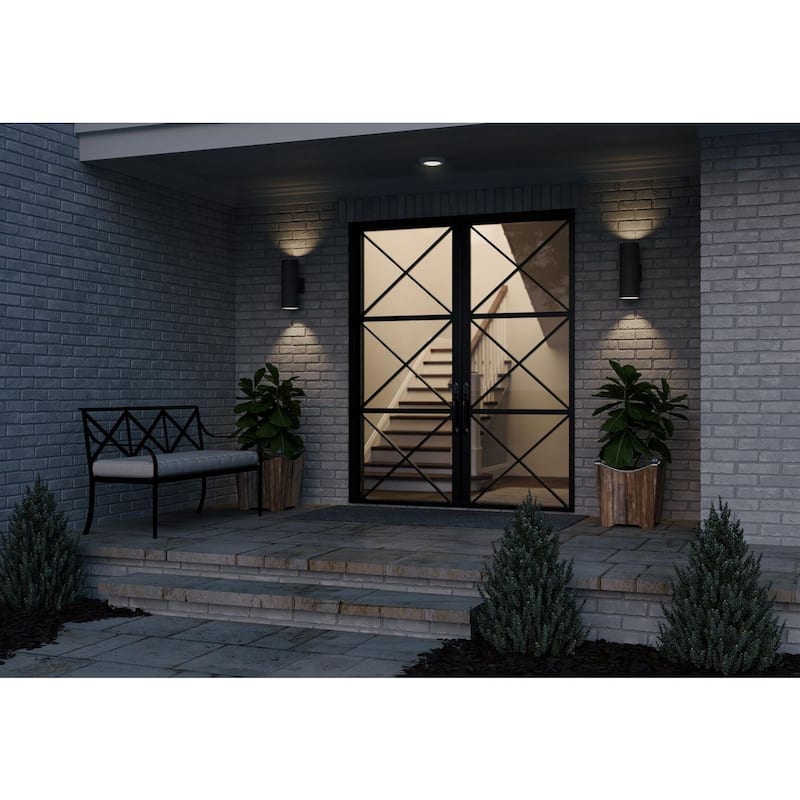 5" LED Outdoor Up Down Cylinder - 14" x 5" x 8.8750"
