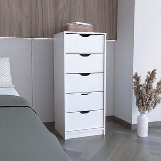5 Drawers Tall Dresser, Pull Out System -White - Bed Bath & Beyond - 40721867 5 Drawers Tall Dresser, Pull Out System -White - Bed Bath & Beyond - 40721867
