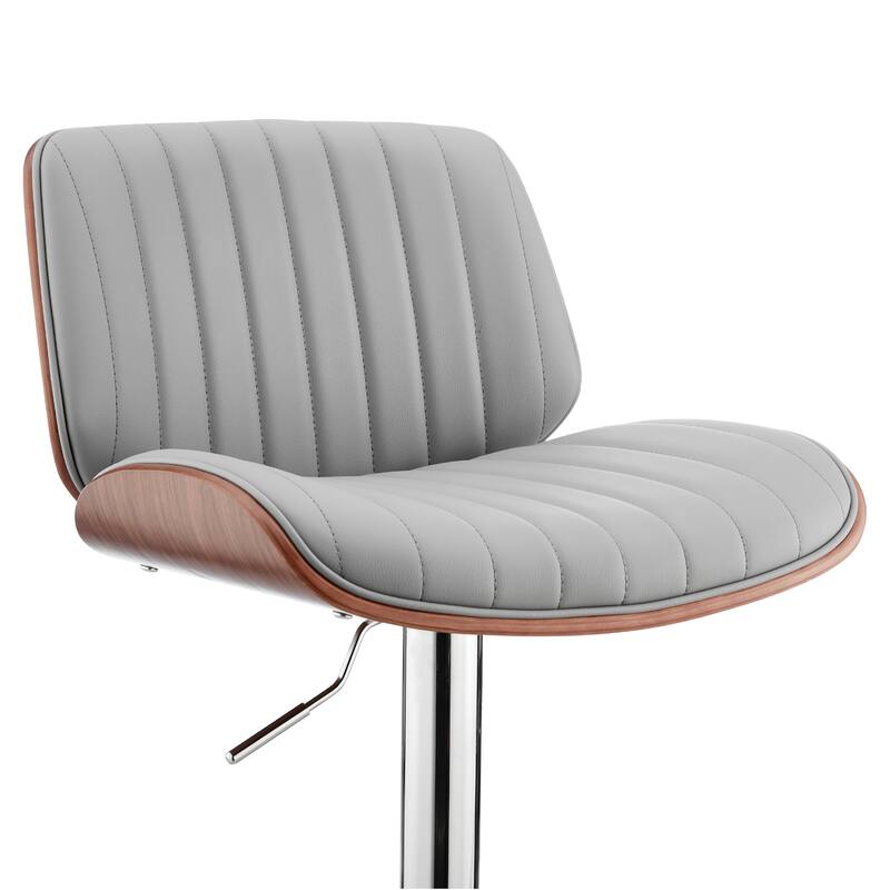 Brock 24" Adjustable Bar Stool - Walnut