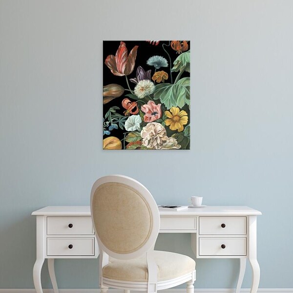 Easy Art Prints Melissa Wang's 'Baroque Floral I' Premium Canvas Art