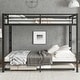 preview thumbnail 17 of 51, Metal Bunk Bed with Twin Size Trundle