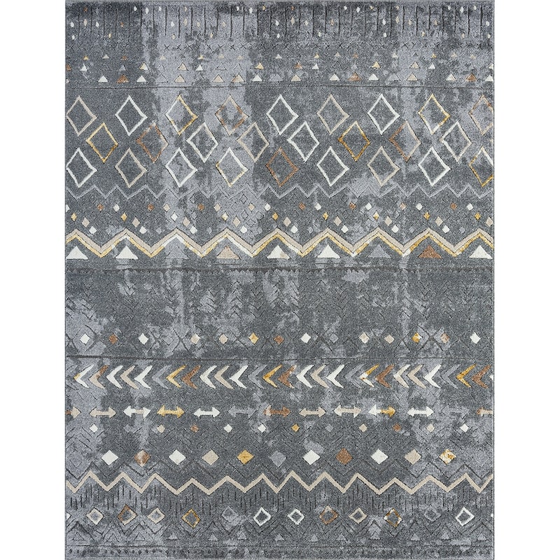 Daytona Modern & Contemporary Diamond Indoor Area Rug
