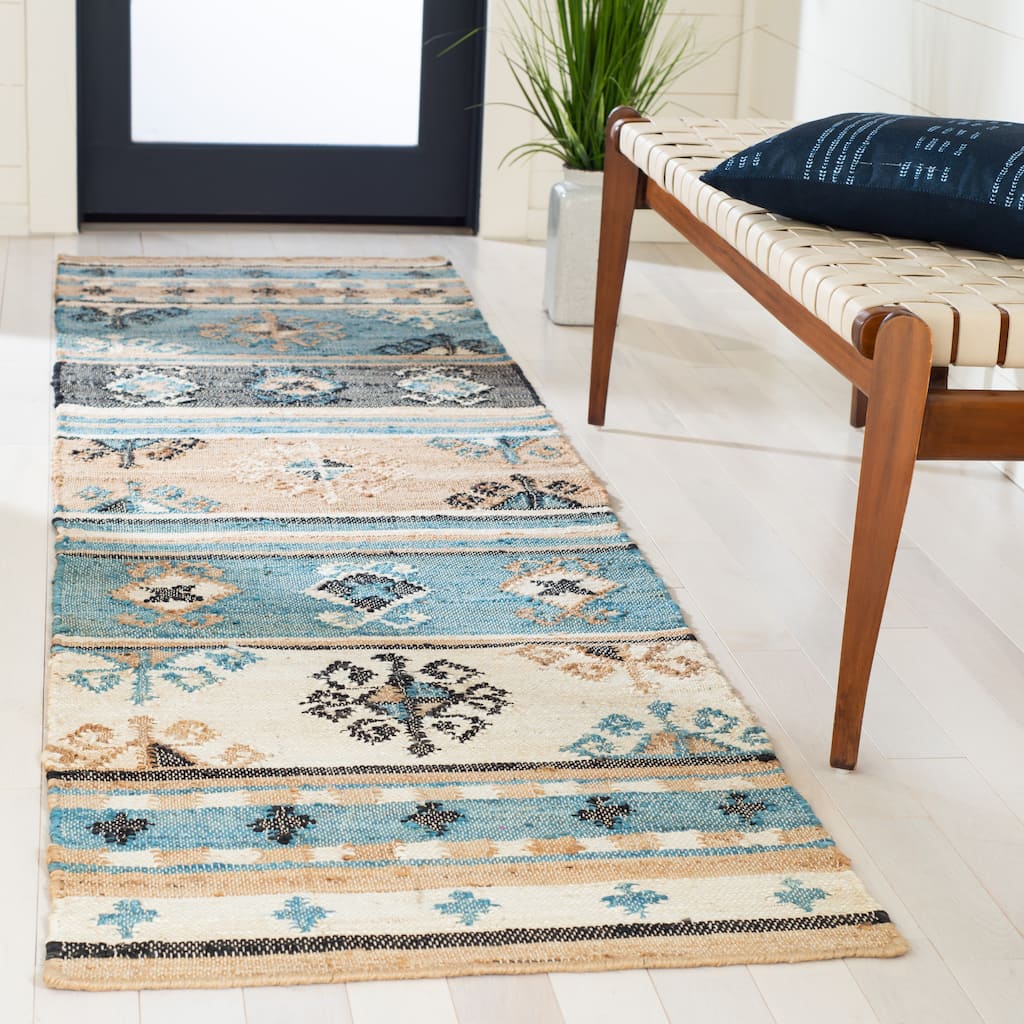 SAFAVIEH Flatweave Kilim Ilmira Jute Rug