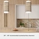 preview thumbnail 7 of 6, Hunter Laila Luxe Gold with Cased White Glass Pendant - Entry, Dining Room, Kitchen - Transitional, Contemporary