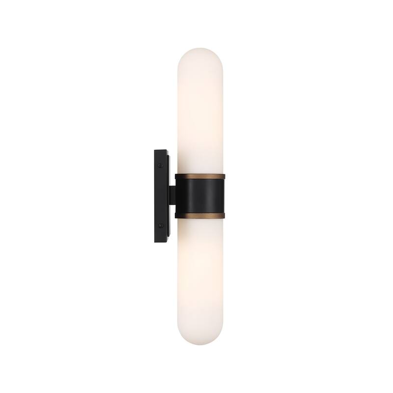 Crystorama Lighting Group CAP-8512 Capsule 2 Light 19" Tall LED Wall
