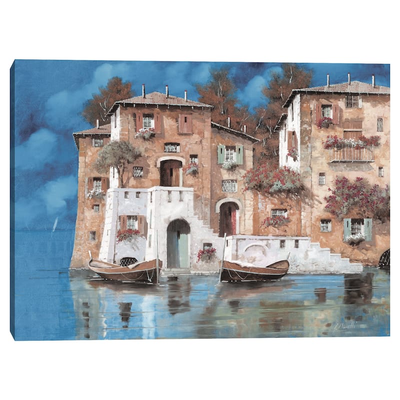 Cieloblu Light by Guido Borelli Canvas Art Print