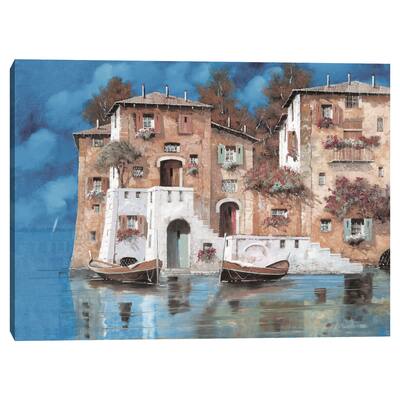 Cieloblu Light by Guido Borelli Canvas Art Print