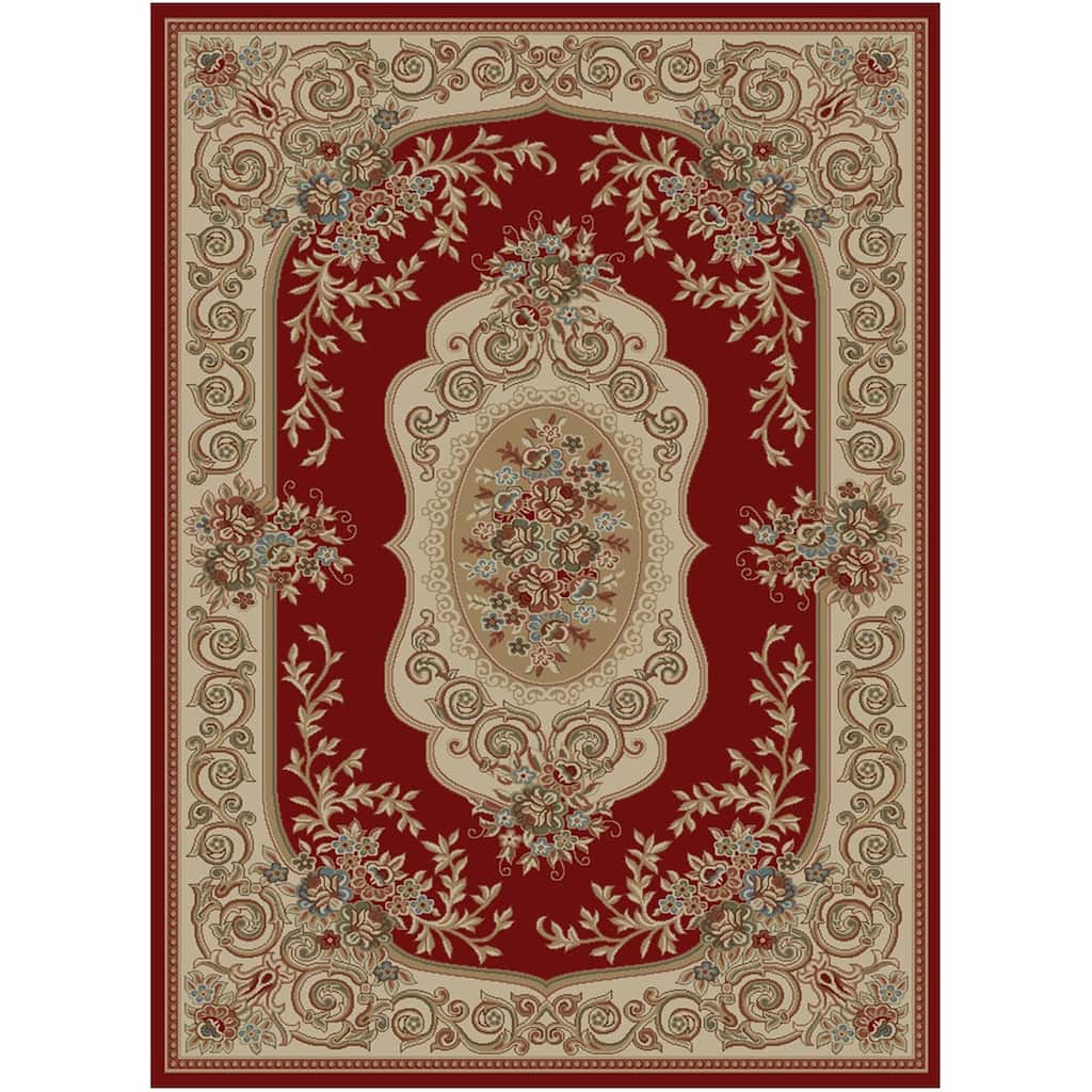 Hometown Lyon Traditional Aubusson Area Rug