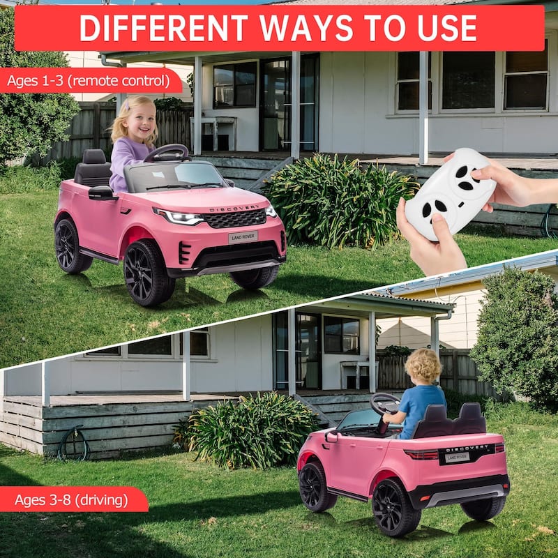 12V Licensed Land Rover 2 Seater Ride on Car for Kids