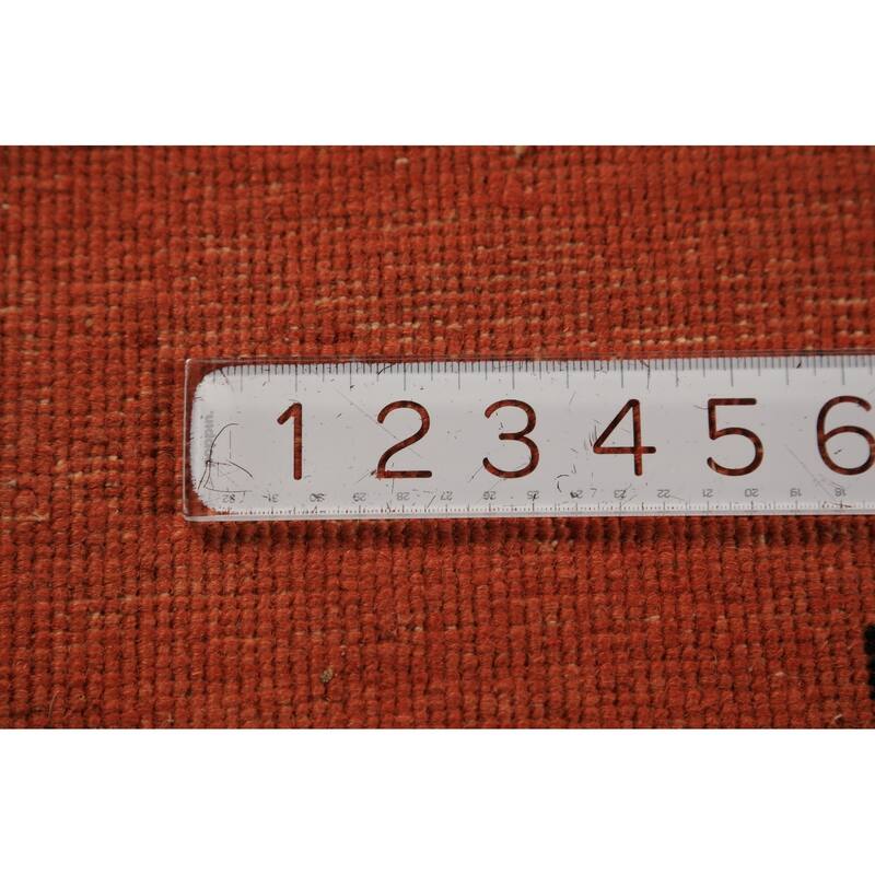 Gabbeh Modern Oriental Rug Hand-Knotted Wool Carpet - 5'3" x 6'5"