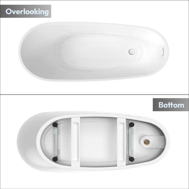 Lahore Freestanding Acrylic Soaking Bathtub
