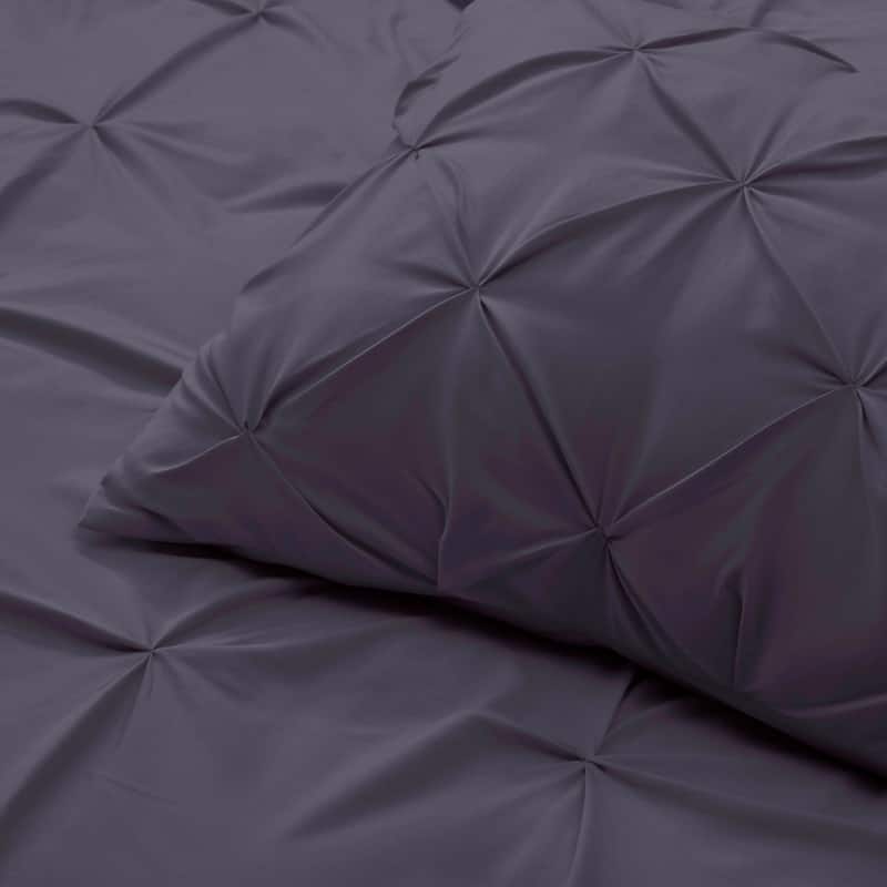 Nestl Pinch Pleat 3-piece Duvet Cover Set