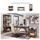 preview thumbnail 5 of 4, Signature Design by Ashley Baldridge Brown Home Office Desk