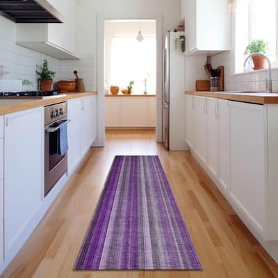 Premium Washable Super Soft Modern Stripes Mayfield Rug
