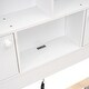 preview thumbnail 9 of 30, Full Size Platform Bed with Headboard Shelves,Within Charging Station and Drawers