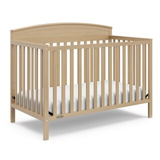 Graco Benton 5 in 1 Convertible Crib with Premium Foam Crib and Toddler Mattress