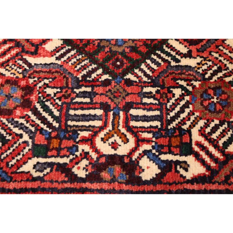 ECARPETGALLERY Hand-knotted Konya Anatolian Cream, Red Wool Rug - 3'0 x 8'7