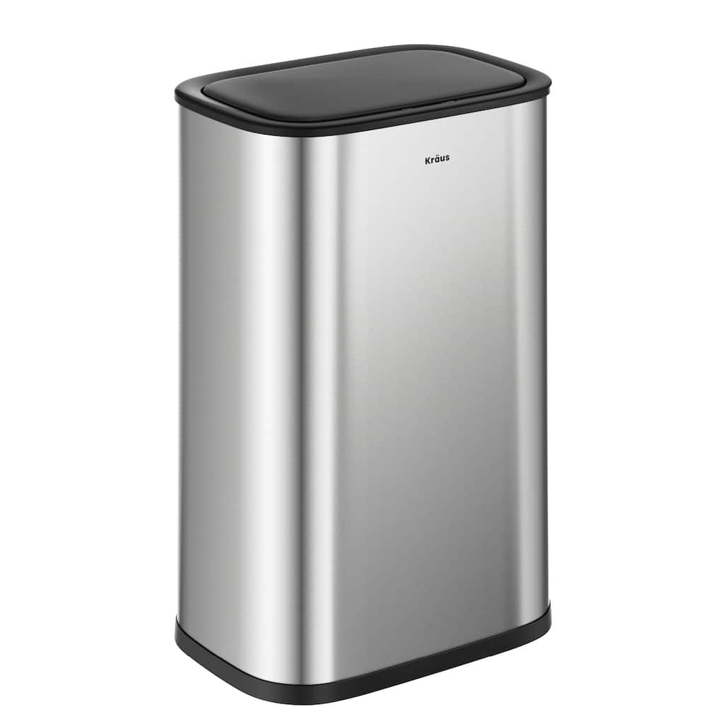KRAUS WasteGuard 14.5 Gal 55 Liter Motion Sensor Kitchen Trash Can