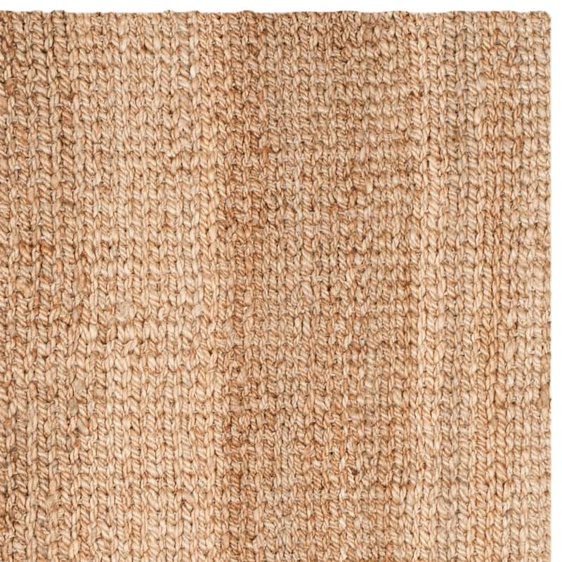 SAFAVIEH, Handmade Natural Fiber Valery Casual Solid Jute Rug