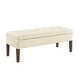 preview thumbnail 25 of 27, Tufted Bench with Storage, Solid Wooden Frame, 48"L X 18"W X 18.5"H