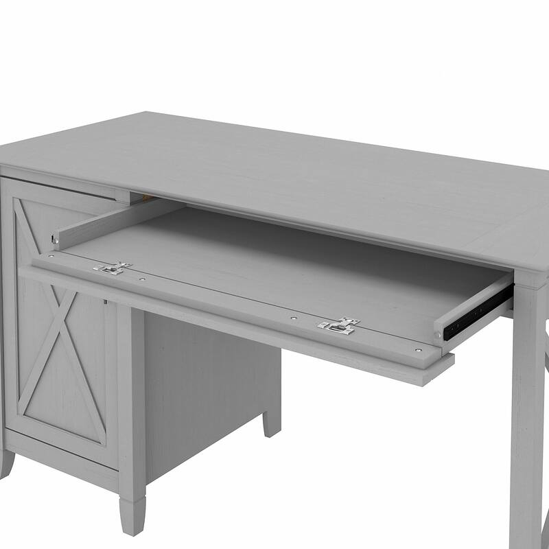Key West 54W Computer Desk with Storage and Cabinet by Bush Furniture