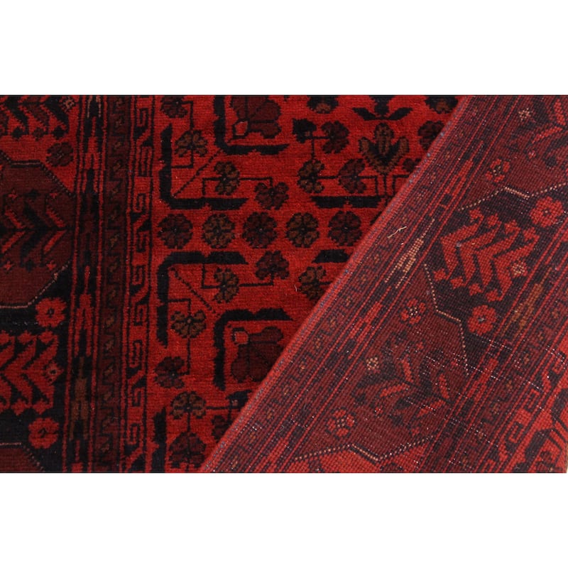 Southwestern Biljik Khal Mohammadi Charley Red/Black Runner - 2'10'' x 9'8''