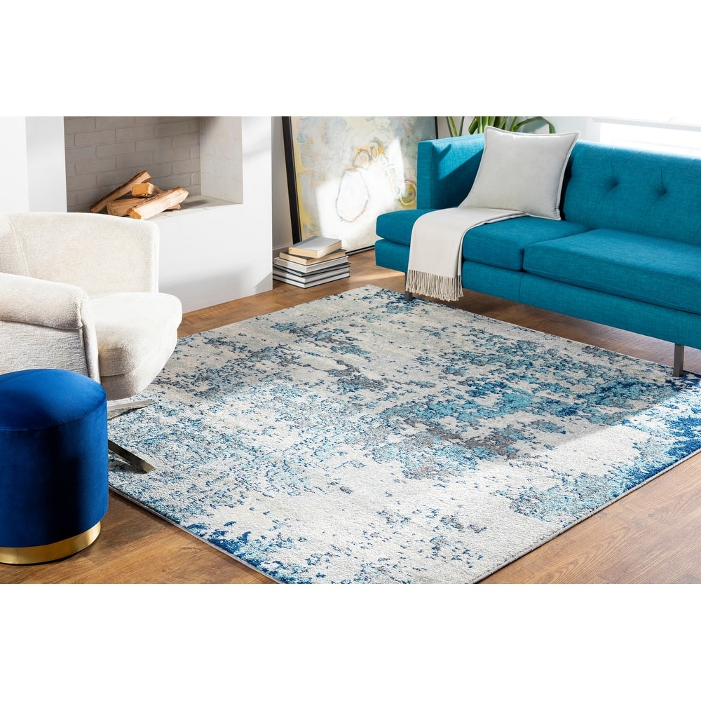 Livabliss Aveza Modern Abstract Polypropylene Area Rug
