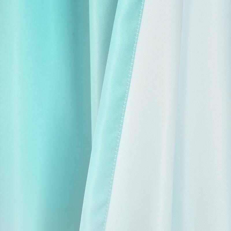 Lush Decor Ombre Fiesta Room Darkening Window Curtain Panel Pair