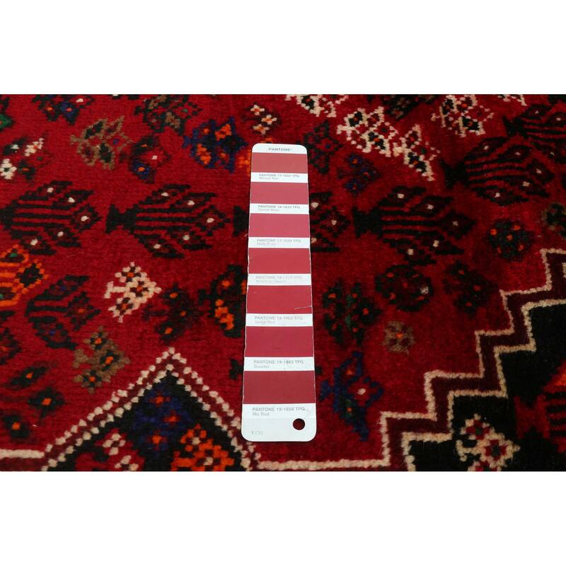 ECARPETGALLERY Hand-knotted Melis Vintage Red Wool Rug - 5'7 x 8'9