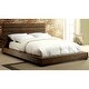 preview thumbnail 9 of 18, Emallson Rustic Natural Tone Wood Low Profile 4-Piece Platform Bedroom Set by Furniture of America