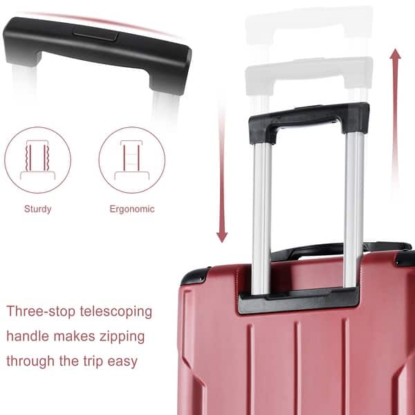 2-Piece Luggage Set with UV Protection and TSA Lock, 20