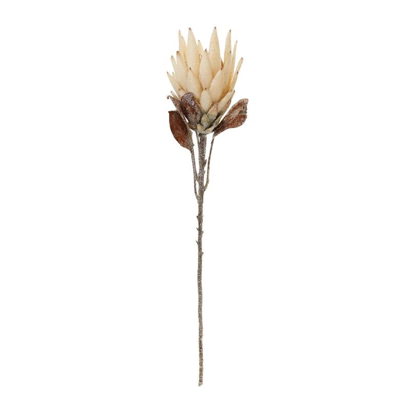 Protea Artificial Floral Stem Sprays - 29.25" - Cream - Set of 2
